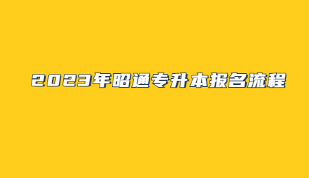 2023年昭通專升本報名流程.jpg